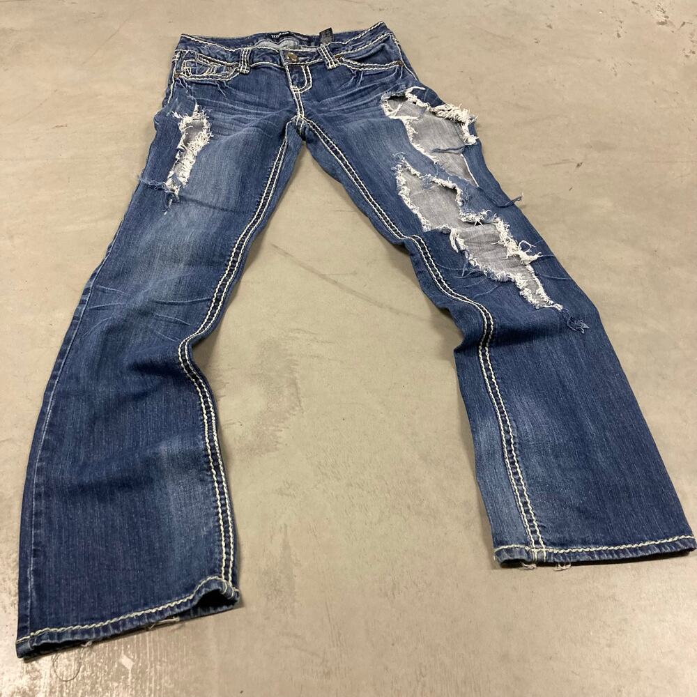 Y2k zco low rise bootcut jeans 30x32